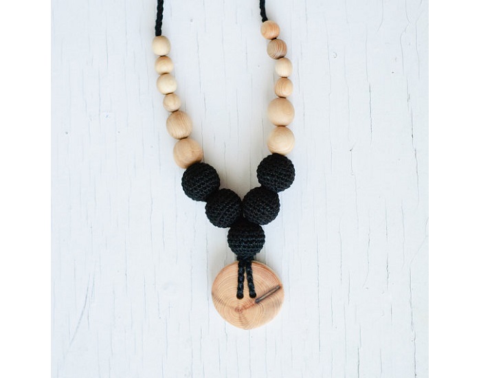 KANGAROOCARE Collier d'Allaitement et de Portage - All Black