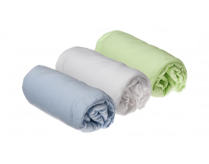 EASYDORT Lot de 3 Draps Housse Bambou - 60 x 120 cm