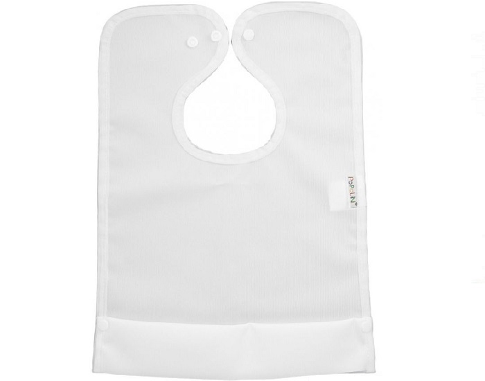 POPOLINI Bavoir Impermable - Blanc