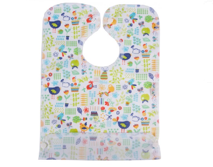 POPOLINI Bavoir Impermable - Garden Tunes 