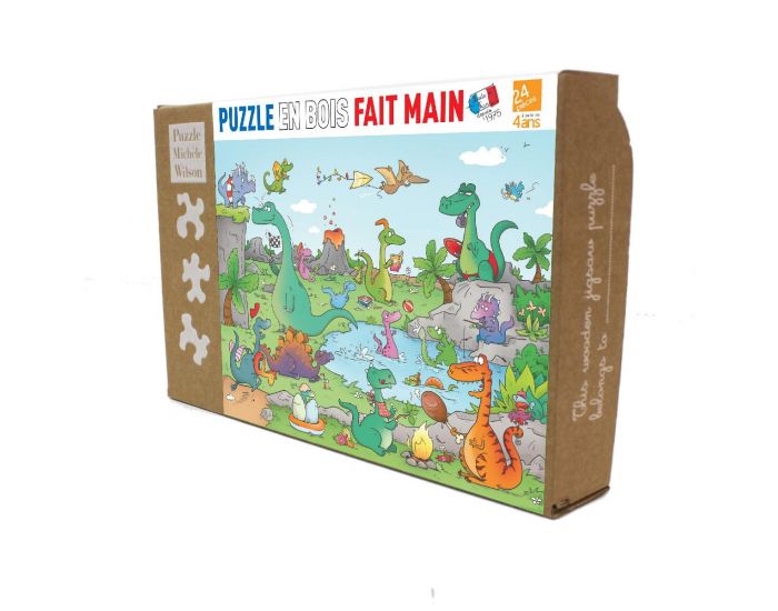 MICHLE WILSON Puzzle MW Les dinosaures 24 pices - Ds 5 ans