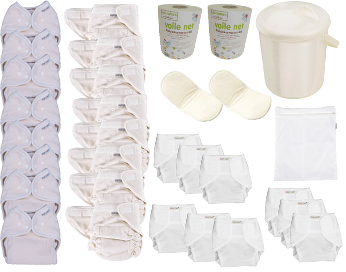 POPOLINI Pack Complet de Couches Lavables et Accessoires