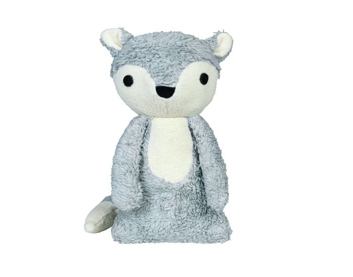  FRANCK ET FISCHER Peluche Mikkel renard - gris - Ds la naissance