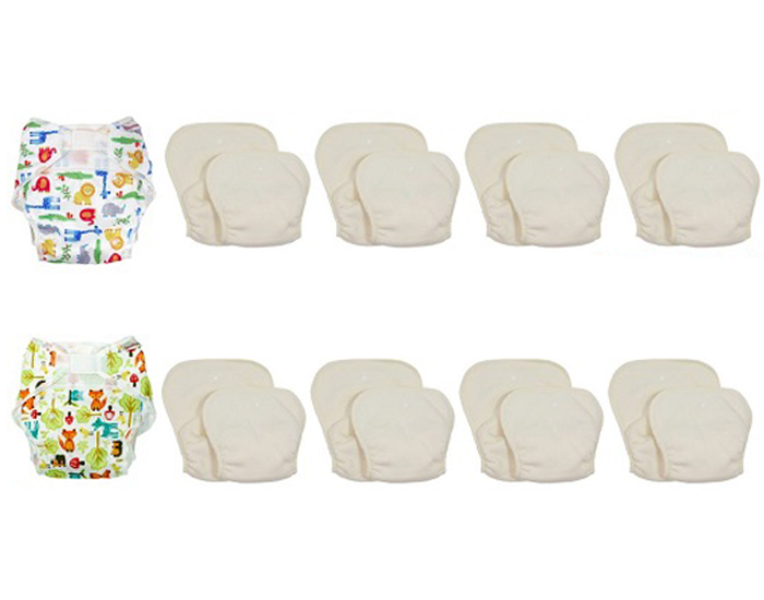 IMSEVIMSE Pack Journe Couches Lavables - 4/16 Kg