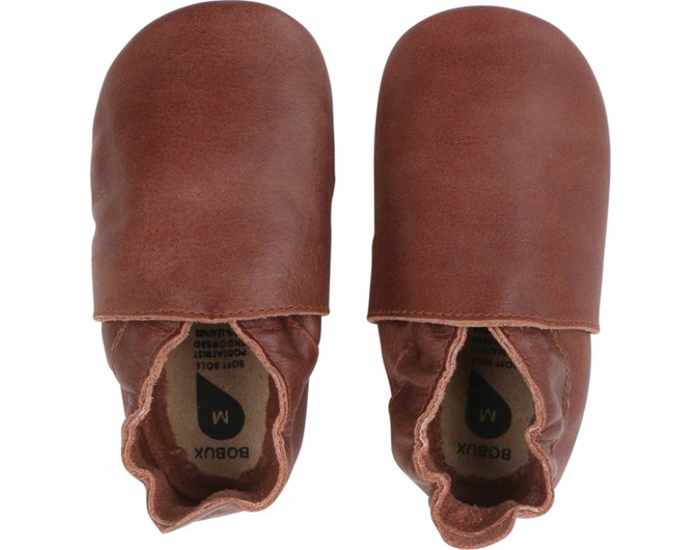 BOBUX Chaussons en Cuir - Classic Marron
