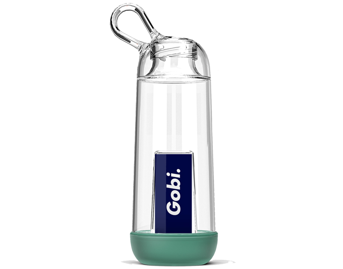 GOBI Gourde Personnalisable Made in France en Tritan - Vert Emeraude - 40 cl