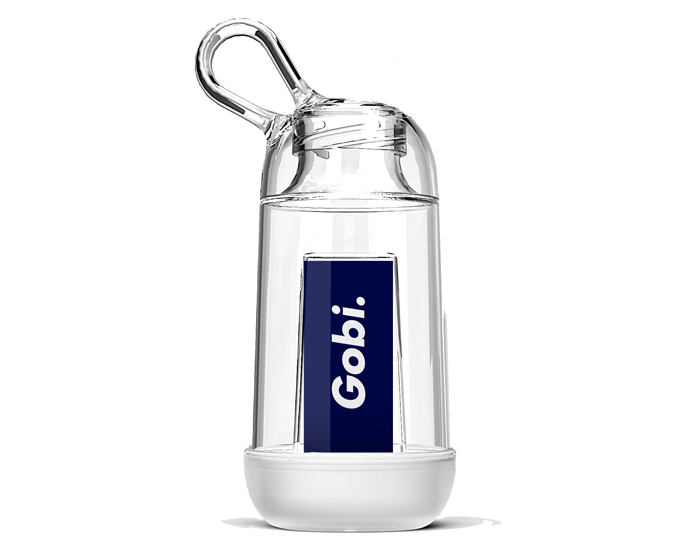 MINI GOBI Gourde Personnalisable Made in France en Tritan - Nuage - 25 cl