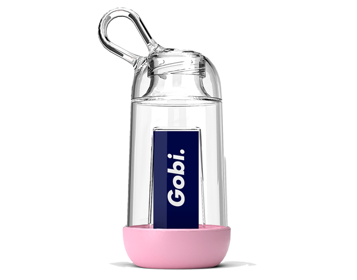 MINI GOBI Gourde Personnalisable Made in France en Tritan - Millenial Pink - 25 cl