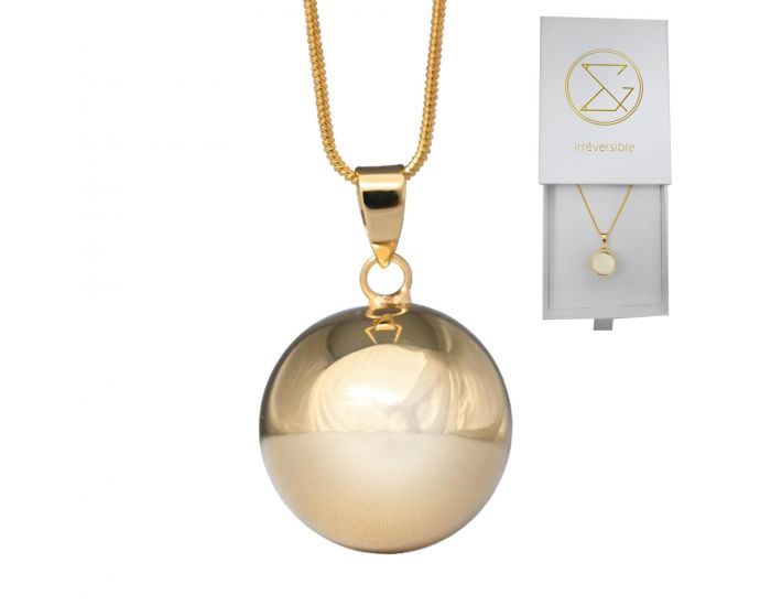  IRREVERSIBLE BIJOUX Bola de Grossesse - Chaine Maille Serpent