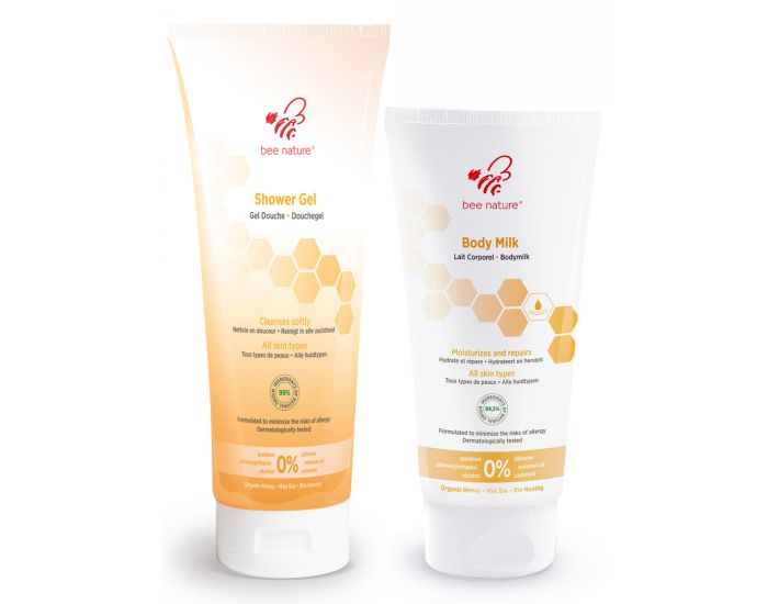BEE NATURE Duo Lait Corps + Gel Douche Bee Nature