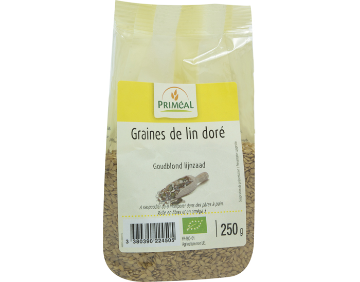 PRIMAL Graines de Lin Dores - 250g