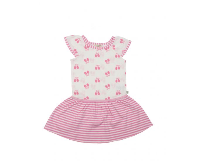 BEBESEO Robe en Coton Biologique - Ballerine