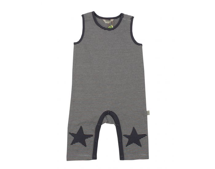 BEBESEO Barboteuse Bio Sans Manches Ray Motifs Etoiles