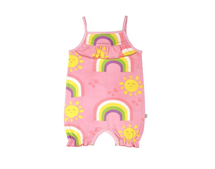 BEBESEO Barboteuse Bio Arc-En-Ciel