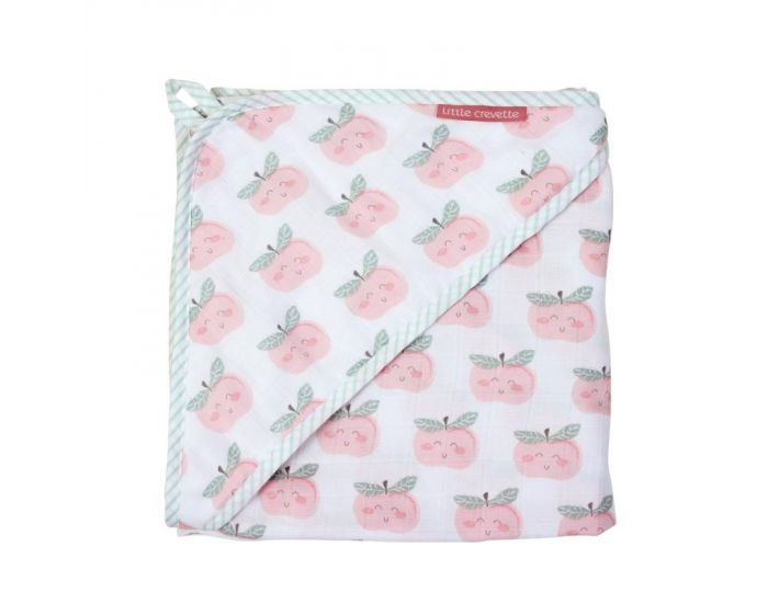 LITTLE CREVETTE Cape de bain en Lange 75 x 75 cm