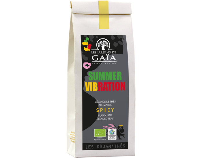 LES JARDINS DE GAA Th Noir et Vert Summer Vibration - Sachet 100 g