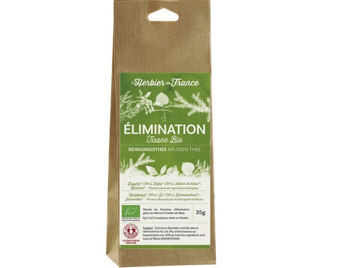 L'HERBIER DE FRANCE Tisane Elimination - 35 g