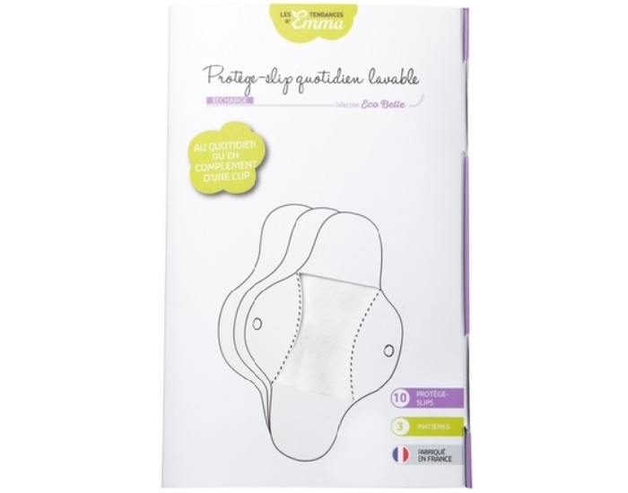 LES TENDANCES D'EMMA 10 Protge-slips Quotidiens