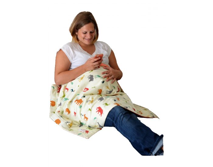 ODYSSEUM PROTECT Plaid anti-ondes - Tribu dans la Jungle - 75X100 cm