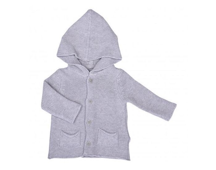 SEVIRA KIDS Cardigan bb en tricot Gris