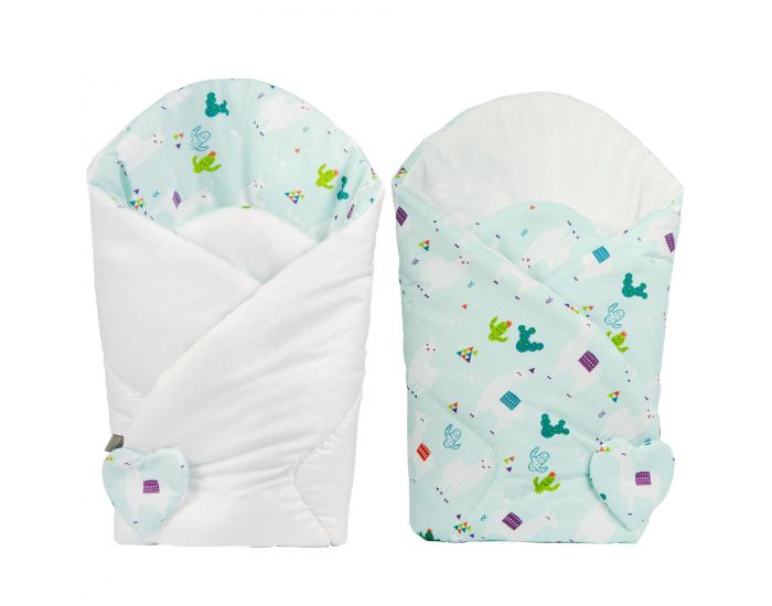 SEVIRA KIDS Gigoteuse d'Emmaillotage Rversible - 0-4 mois - Lama