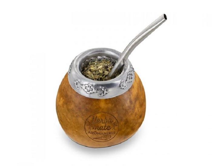 AROMANDISE Calebasse et Paille filtre pour mat