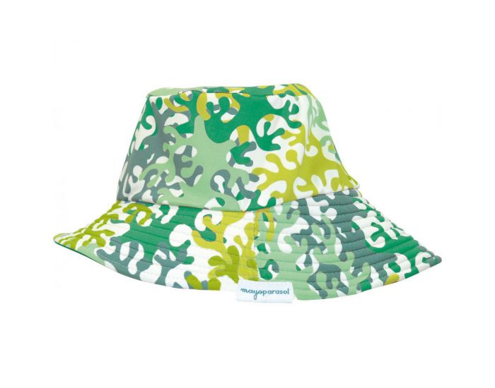 MAYOPARASOL Camouflage Chapeau Anti UV - Vert Taille 45 cm (0-6 mois)