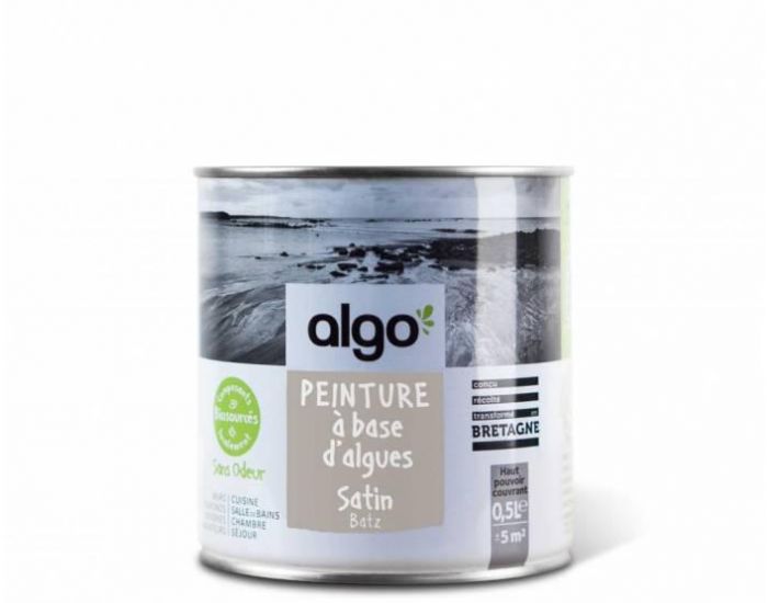 ALGO PAINT Peinture Biosource Dcorative Brune Finition Satin  (Batz)