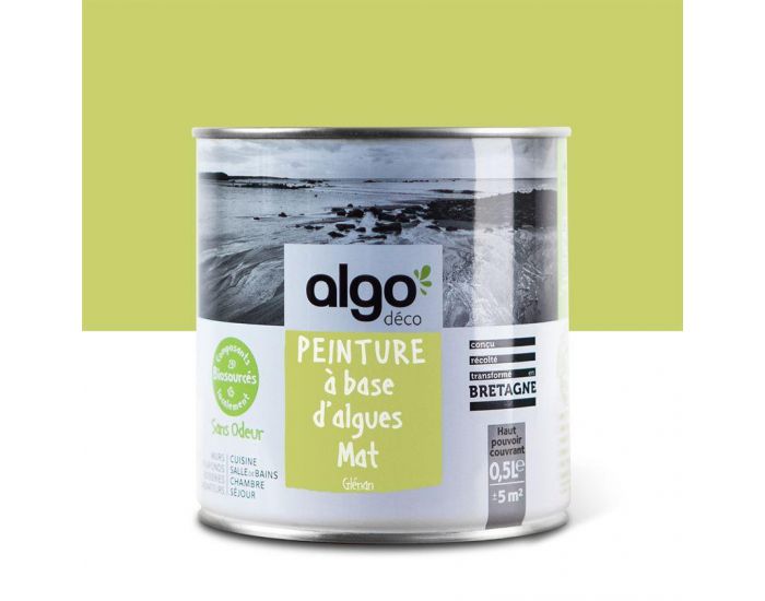 ALGO PAINT Peinture Biosource Dcorative Verte Finition Satin (Guadeloupe)