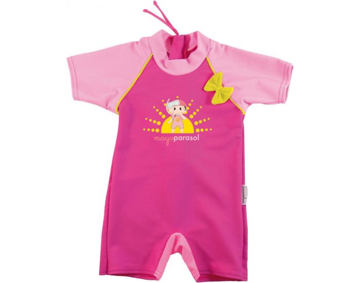 MAYOPARASOL Rosie Sun Combinaison Anti-UV Fille - Rose Taille 3-4 ans