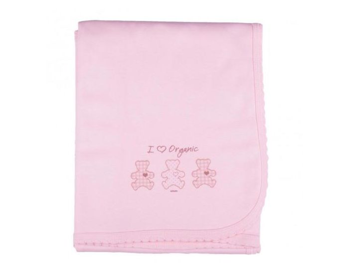 SEVIRA KIDS Couverture bb Lgre en Jersey - coton bio - 93x84 cm