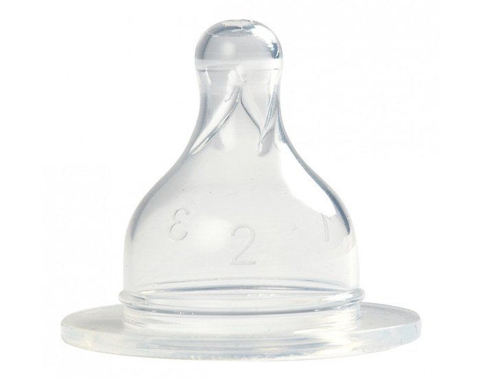 BEABA Lot de 2 Ttines Col Large Dbit Variable - 6-18 mois