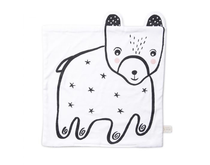 WEE GALLERY Grand doudou plat - Ds la naissance