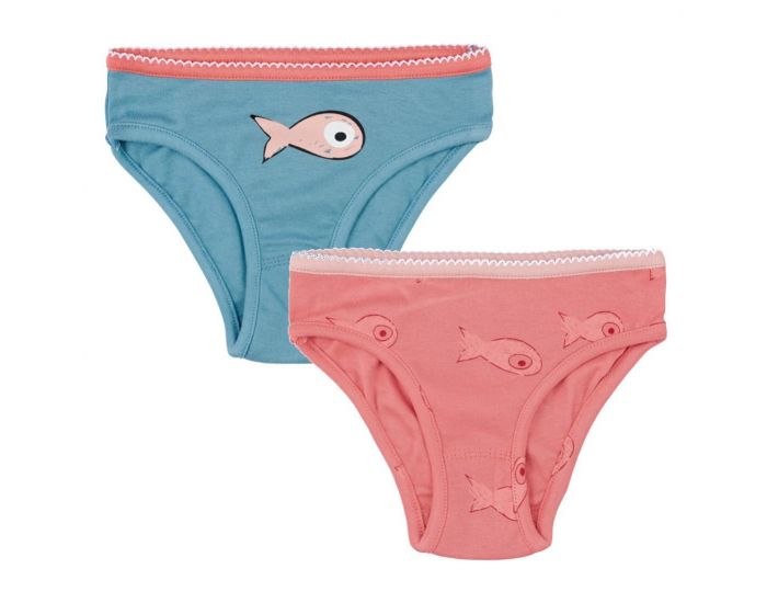 LA QUEUE DU CHAT Lot de 2 Culottes Bio