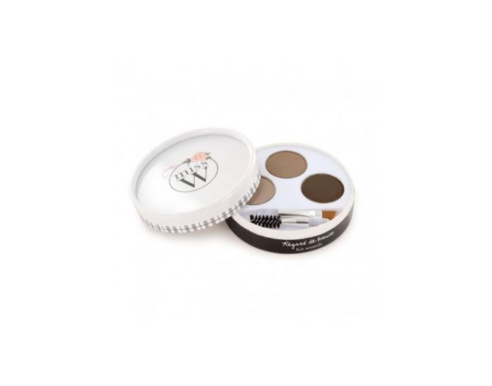 MISS W Kit Sourcils 3 Teintes - Marron
