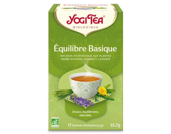 YOGI TEA Tisanes en Sachet - quilibre Basique - 17 Sachets