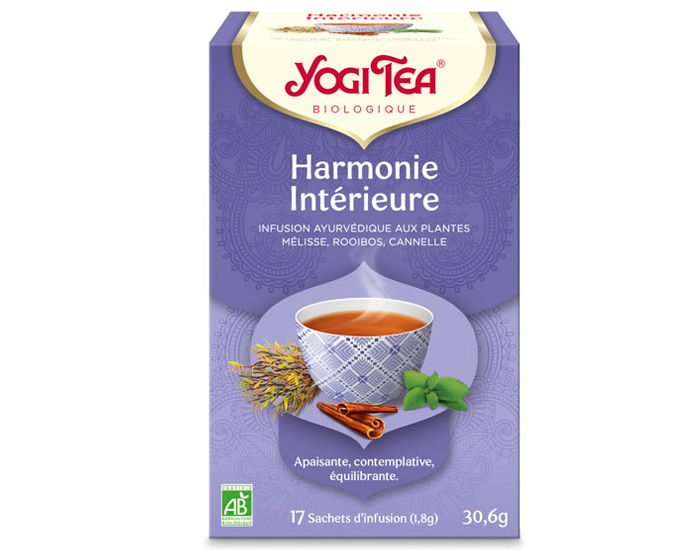 YOGI TEA Tisanes en Sachet - Harmonie Intrieure - 17 Sachets