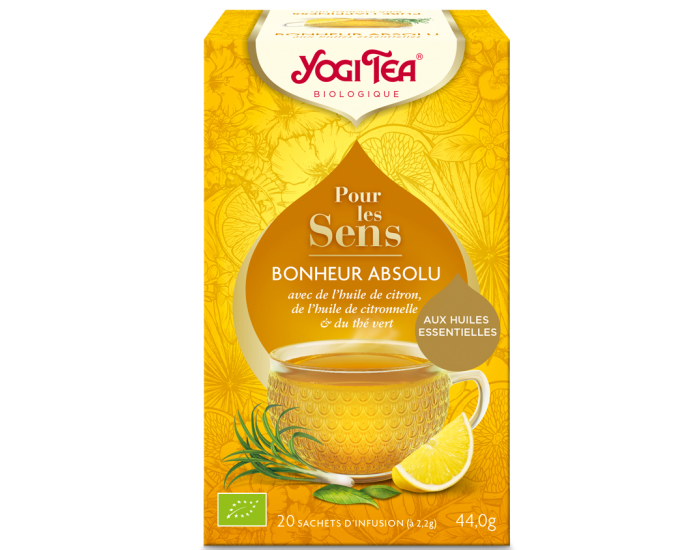 YOGI TEA Tisanes en Sachet - Bonheur Absolu - 20 Sachets