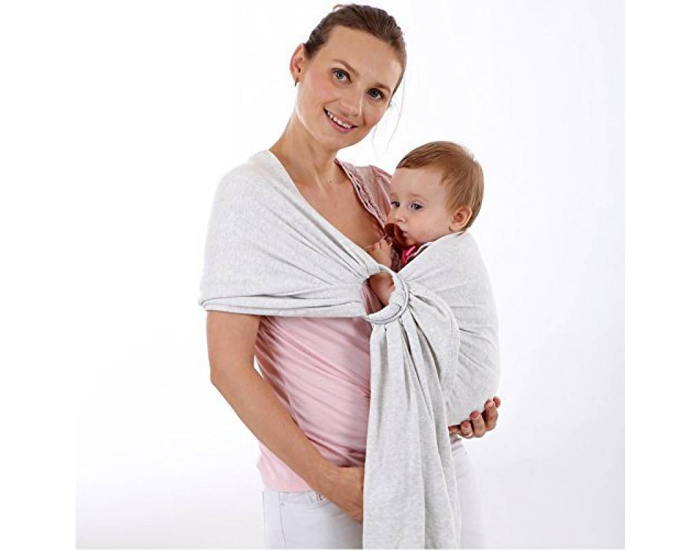 LUCKY Porte Bb Maru Sling - Gris