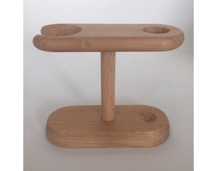 LE DOMAINE DE TAMARA Porte Blaireau et Rasoir en Htre Huil