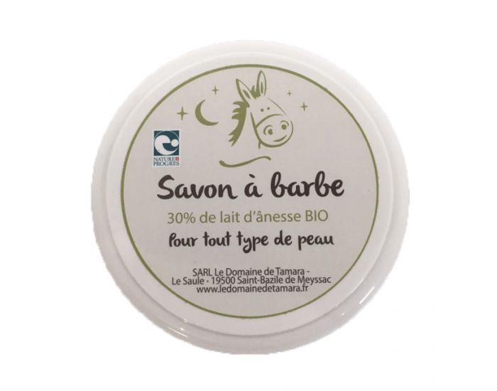 LE DOMAINE DE TAMARA Savon  Barbe - 30% de Lait d'nesse BIO