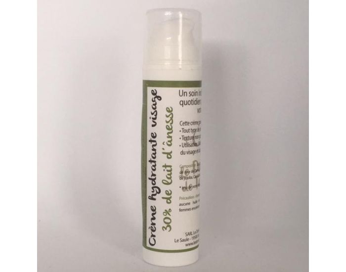 LE DOMAINE DE TAMARA Cr�me Hydratante Visage - 30% de Lait d'�nesse BIO - 50 ml