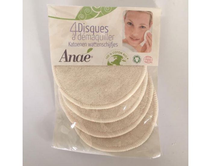 LE DOMAINE DE TAMARA Disques  Dmaquiller Lavables en Coton BIO