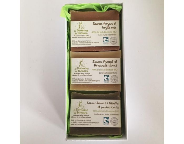 LE DOMAINE DE TAMARA Coffret 3 Savons au Choix