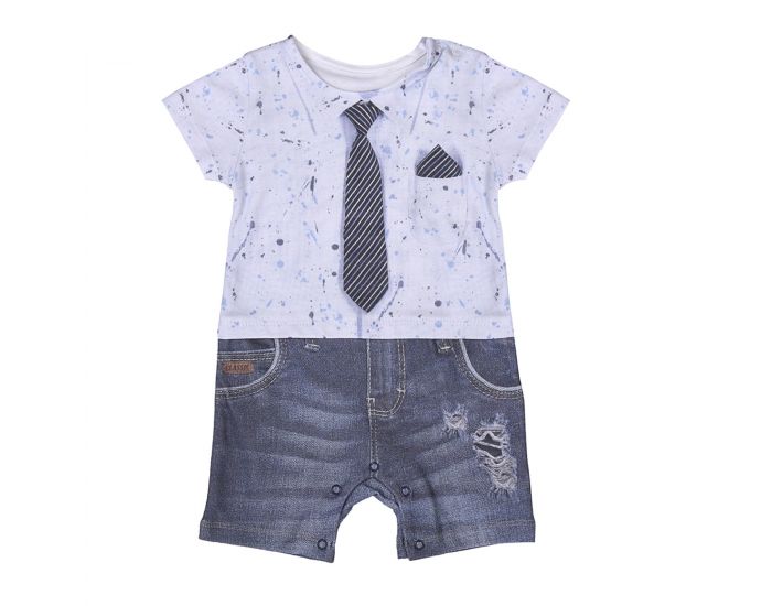 SEVIRA KIDS Combishort Barboteuse Bb Gaspard Bleu