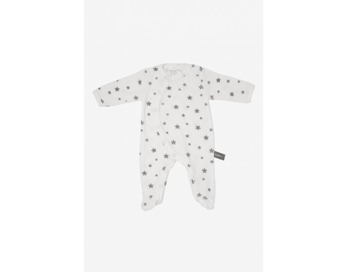 KADOLIS Pyjama Bb en Coton Bio - Imprim toiles Gris