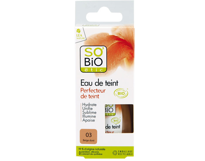 SO'BIO Fond de Teint Longue Tenue - SPF 15 - 30 ml