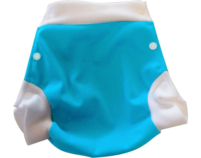 LULU NATURE Culotte de Protection Lulu Boxer Aqua - A pressions