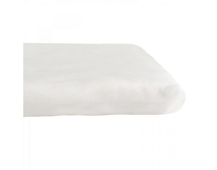 KADOLIS Drap Housse en Coton Bio - Berceau/landau Ecru