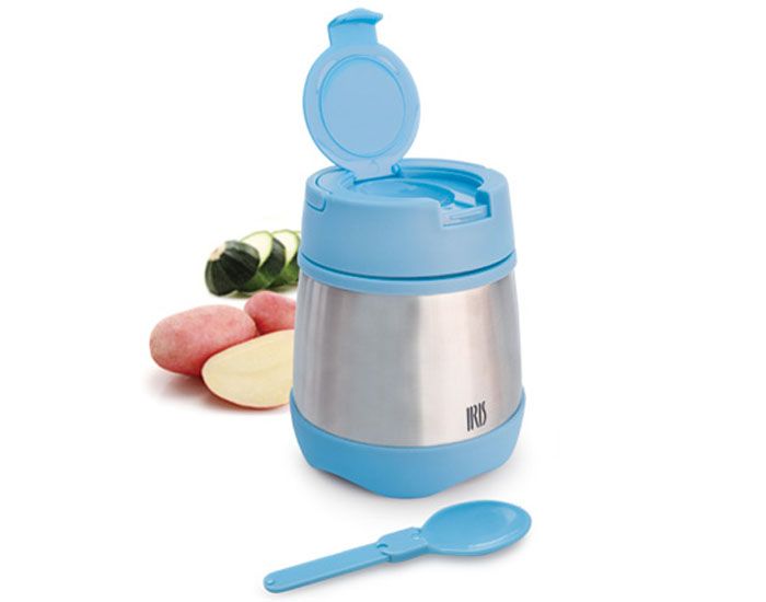 IRIS Termo Lunchbox B�b� Double Paroi Bleu Clair - 350ml